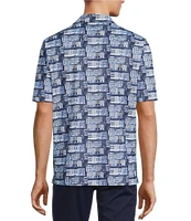 Hart Schaffner Marx Short Sleeve Luxury Performance Scenic Polo Shirt