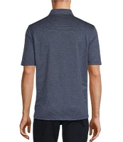 Hart Schaffner Marx Short Sleeve Luxury Performance Texture Polo Shirt