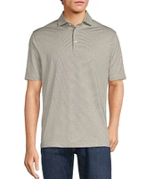 Hart Schaffner Marx Short Sleeve Luxury Performance Texture Polo Shirt