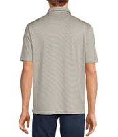 Hart Schaffner Marx Short Sleeve Luxury Performance Texture Polo Shirt