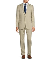 Hart Schaffner Marx New York Modern Fit Flat Front Performance 2-Piece Suit