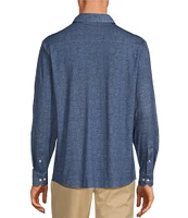 Hart Schaffner Marx State Street Essentials Albini 4FLEX Long Sleeve Solid Coat Front Shirt