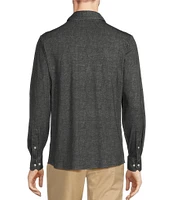 Hart Schaffner Marx State Street Essentials Albini 4FLEX Long Sleeve Solid Coat Front Shirt