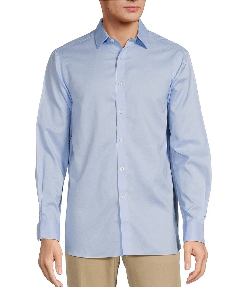 Hart Schaffner Marx State Street Essentials Solid Spread Collar Sportshirt