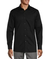 Hart Schaffner Marx State Street Essentials Solid Spread Collar Sportshirt