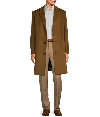 Hart Schaffner Marx Stevenson Cashmere/Wool Topcoat