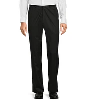 Hart Schaffner Marx Chicago Classic Fit Flat Front Solid Dress Pants