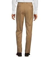 Hart Schaffner Marx Chicago Classic Fit Flat Front Solid Dress Pants