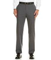 Hart Schaffner Marx Performance New York Modern Fit Flat Front Solid Dress Pants