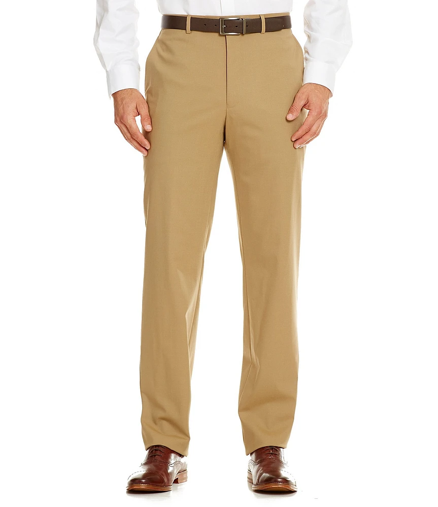 Hart Schaffner Marx New York Performance Tailored Modern Fit Flat-Front Dress Pants