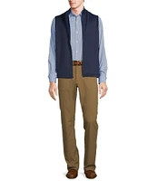 Hart Schaffner Marx The 1887 Club Collection Full-Zip Houndstooth Vest