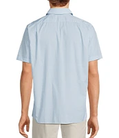 Hart Schaffner Marx The Blueprint Collection Long Sleeve Textured Woven Button Front Shirt