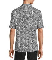 Hart Schaffner Marx The Blueprint Collection Short Sleeve Sketch Floral Print Shirt