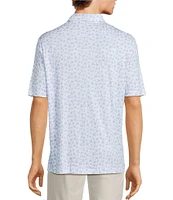 Hart Schaffner Marx The Blueprint Collection Short Sleeve Stipple Floral Print Shirt