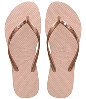 Havaianas Women's Slim Crystal SW II Flip Flops