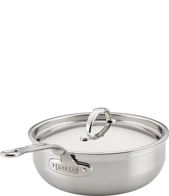 Hestan Professional Clad Stainless Steel TITUM® Nonstick Essential Pan with Cover, 3.5-Quart