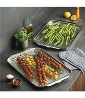 Hestan Provisions OvenBond Tri-ply Set 2 Half Sheet Pans and 2 Stainless Steel Racks, Set of 4