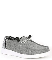 HEYDUDE Women's Wendy Chambray Woven Heel Slip-Ons