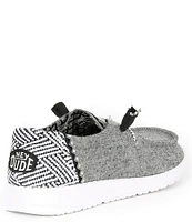 HEYDUDE Women's Wendy Chambray Woven Heel Slip-Ons