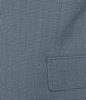 Hickey Freeman Classic Fit Flat Front Mini Check Pattern 2-Piece Suit