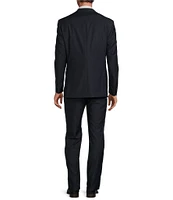 Hickey Freeman Classic Fit Flat Front Check Pattern 2-Piece Suit
