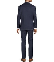 Hickey Freeman Classic Fit Flat Front Pattern 2-Piece Suit