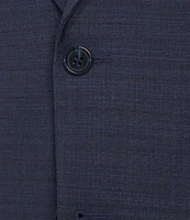 Hickey Freeman Classic Fit Flat Front Pattern 2-Piece Suit