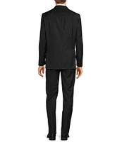 Hickey Freeman Classic Fit Flat Front Solid Pattern 2-Piece Suit