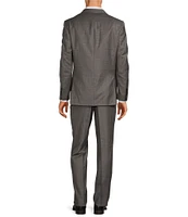 Hickey Freeman Classic Fit Flat Front Solid Pattern 2-Piece Suit