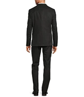 Hickey Freeman Classic Fit Flat Front Solid Wool 2-Piece Suit