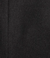 Hickey Freeman Classic Fit Flat Front Solid Wool 2-Piece Suit