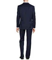 Hickey Freeman Classic Fit Flat Front Solid Pattern 2-Piece Suit