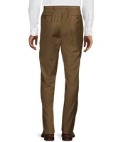 Hickey Freeman Classic Fit Flat Front Solid Dress Pants