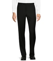 Hickey Freeman Classic Fit Flat Front Solid Dress Pants