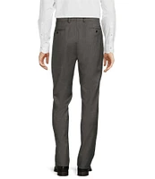 Hickey Freeman Classic Fit Flat Front Solid Dress Pants