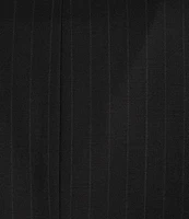 Hickey Freeman Classic Fit Flat Front Stripe Pattern 2-Piece Suit
