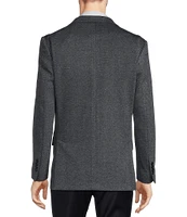 Hickey Freeman Classic Fit Herringbone Pattern Sport Coat