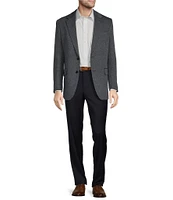 Hickey Freeman Classic Fit Herringbone Pattern Sport Coat