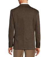 Hickey Freeman Classic Fit Herringbone Pattern Sport Coat