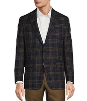 Hickey Freeman Classic Fit Plaid Print Sport Coat