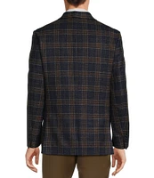 Hickey Freeman Classic Fit Plaid Print Sport Coat