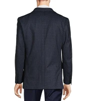 Hickey Freeman Classic Fit Tonal Plaid Pattern Sport Coat