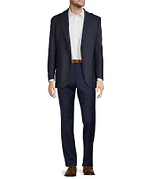 Hickey Freeman Classic Fit Tonal Plaid Pattern Sport Coat