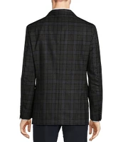 Hickey Freeman Classic Fit Plaid Pattern Sport Coat