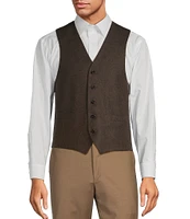 Hickey Freeman Classic Fit Solid Flannel Vest