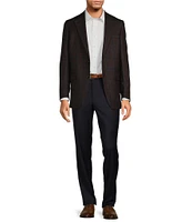 Hickey Freeman Classic Fit Windowpane Pattern Sport Coat