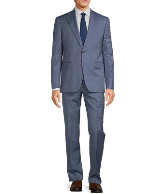 Hickey Freeman Modern Fit Flat Front Fancy Pattern 2-Piece Suit