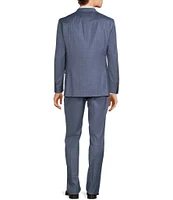 Hickey Freeman Modern Fit Flat Front Fancy Pattern 2-Piece Suit