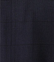 Hickey Freeman Modern Fit Flat Front Window Pattern 2-Piece Suit