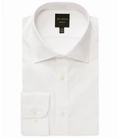 Hickey Freeman Modern Fit Spread Collar Solid Dress Shirt